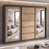 A&J MöbelLand GmbH Schiebetürenschrank BELANO – Moderner Kleiderschrank mit Schiebetüren (Die perfekte Kombination aus modernem Design, hoher Funktionalität und großzügigem Stauraum für Kleidung, Bettwäsche und Accessoires, erhältlich in verschiedenen ... Bild 2