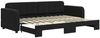 vidaXL Tagesbett Ausziehbar Schwarz 80x200 cm Samt 3196926 Bild 2