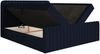 Selsey 'Saliano' Boxspringbett mit Bettkasten, Topper und Samtbezug, Dunkelblau, 180x200 cm Bild 4