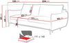Schlafsofa Midori, Farbe: Soro 90 Bild 4