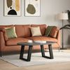 vidaXL Couchtischbeine U-Form 2 Stk. Schwarz 50x(42-43) cm Stahl 4012764 Bild 3