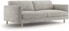 Micadoni Sofa Eden 4-Sitzer Strukturierter Stoff Beige Melange Bild 2