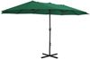 vidaXL Sonnenschirm mit Aluminium-Mast 460x270 cm Grün 44867 Bild 2
