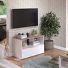 Kommode Wido Weiß/Sonoma 80 x 50 cm mit 1 geschlossenem Fach Vicco Bild 3