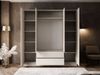 Lookway Kleiderschrank AUREL 4D2SZ KASCHMIR mit Schubladen Bild 4