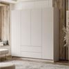 Lookway Kleiderschrank AUREL 4D2SZ KASCHMIR mit Schubladen Bild 2