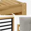 vidaXL Outdoor-Sofagarnitur 5 pcs Weiß und Hellgrau Massivholz Akazie 3390016 Bild 5
