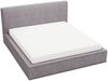 GRAINGOLD Monaco Doppelbett 180x200, Polsterbett mit Bettkasten und Kopfteil, Velour-Stoff, Grau Bild 2