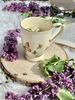 DUO ECRU Becher 400 ml BUTTERFLIES New Bone China Porzellan Bild 4