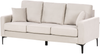 Sofa 3-Sitzer GAVLE Stoff Hellbeige Bild 4
