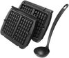 Tefal XA7248 OptiGrill Waffelplatte schwarz Bild 3