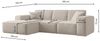 Kaiser Möbel Ecksofa Eckcouch SIENA L-Form, Stoff Poso/Salvador/Maloy/Artico/Velo, Einzelsofa, Bequem, originelles Design, praktisch, viele Farben Bild 2
