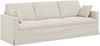 vidaXL Sofa Creme 228 x 78 x 80 cm Samt 42024447 Bild 2