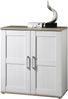 Kommode >Romance< 2 Türen, Sibiu Lärche / San Remo Hell - 93x99x45cm (BxHxT) Bild 1