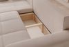 Ecksofa Schlafsofa Sofa LEROS XL in Stoff Manila Beige Ottomane Links Bild 5