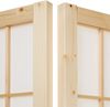 Homestyle4u Paravent 6-tlg., Holz klar / Reispapier weiß, 264x175 cm Bild 5