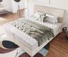 Boxspringbett Dream-Well 180x200 cm Cord Beige mit Matratze und Topper Bild 4