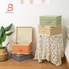 Faltbare Aufbewahrungsboxen mit Deckel und Griff, 4er-Set, 33,5x31,75x17,5cm Bild 5