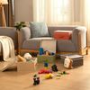Faltbare Aufbewahrungsboxen mit Deckel und Griff, 4er-Set, 33,5x31,75x17,5cm Bild 3
