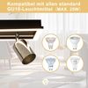 ZMH LED Deckenstrahler 2 Flammig Deckenleuchte: GU10 Strahler Küche Deckenspots Modern Flurlampe Warmweiß Deckenlampe Schwenkbar 12W für Flur Büro Wohnzimmer Schlafzimmer (Ohne Leuchtmittel) Bild 4