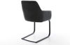 Freischwinger Pejo-Flex Echt-Leder Schwarz Freischwinger flach Schwarz Taschenfederkern Bild 5