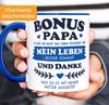 MoonWorks Tasse Kaffee-Tasse Geschenk Bonus-Mama, Bonus Papa Stiefmutter, Keramik Bild 2