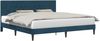 vidaXL Bettrahmen mit Kopfteil Blau 180 x 200 cm Samt 42027684 Bild 2