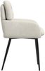 vidaXL Esszimmerstühle 2 pcs Samt (V) Creme 59 x 59,5 x 90 cm 42034313 Bild 4