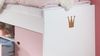 Jugendbett CINDY 2 weiß rosé Funktionsliege 90x200 cm Bild 4