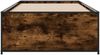vidaXL Bettgestell Räuchereiche 100x200 cm Holzwerkstoff und Metall 845238 Bild 4