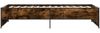 vidaXL Bettgestell Räuchereiche 100x200 cm Holzwerkstoff und Metall 845238 Bild 5