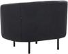 Sessel LOEN Stoff Schwarz Bild 5
