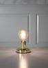 STAR TRADING Stehlampe "Glans" Messing, gold, E27, G, IP20, 120x120mm Bild 3