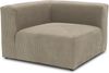 DOMO. collection Polsterecke 800011, Modul-Polstersessel, quadratisch, individuell kombinierbar, Cord, Armsessel, Cocktailsessel, Loungesessel, 108 x 108 x 69 (BxTxH), schlamm Bild 2