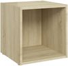 vidaXL TV-Schrank Sonoma-Eiche 37x35x37 cm Holzwerkstoff 805507 Bild 2