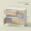 Woltu Sideboard, mit Schublade, Kommode für Esszimmer Wohnzimmer Schlafzimmer Flur Bild 3