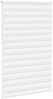 vidaXL Doppelrollo Weiß 140x230 cm Stoffbreite 135,9 cm Polyester 4014815 Bild 3