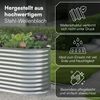 STEELSØN 'Hydra' Hochbeet, Metall, silber, 160x80x80 cm, wetterfest, mit offener Bodenstruktur Bild 5