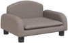 vidaXL Hundebett Taupe 50x40x30 cm Stoff Bild 2
