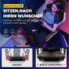 GTPLAYER Gaming-Stuhl Ergonomischer Gaming Sessel Schreibtischstuhl mit Stoffoberfläche (Pacekung), Federsitzkissen mit Fußstütze Bild 2