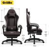 GTPLAYER Gaming-Stuhl Ergonomischer Gaming Sessel Schreibtischstuhl mit Stoffoberfläche (Pacekung), Federsitzkissen mit Fußstütze Bild 4