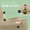 Lumaland Sitzsack Sitzsack-Lounge In-& Outdoor 380l beige, mit Flaschenhalter Bild 4