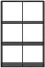 vidaXL Bücherregal Schwarz Eichen-Optik 69,5 x 29 x 103,5 cm 879665 Bild 5