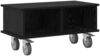vidaXL TV-Ständer Schwarz Eichen-Optik 68,5 x 35 x 35 cm Holzwerkstoff 891041 Bild 2