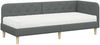 vidaXL Eckbettgestell Dunkelgrau 80 x 200 cm Stoff 3394102 Bild 2