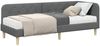 vidaXL Eckbettgestell Dunkelgrau 80 x 200 cm Stoff 3394102 Bild 3