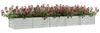 vidaXL Garten-Hochbeet 400x80x45 cm Verzinkter Stahl Silber 316899 Bild 3