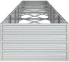 vidaXL Garten-Hochbeet 400x80x45 cm Verzinkter Stahl Silber 316899 Bild 5