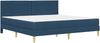 vidaXL Bettrahmen Blau 180 x 200 cm Polyester 3414973 Bild 3