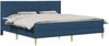 vidaXL Bettrahmen Blau 180 x 200 cm Polyester 3414973 Bild 2